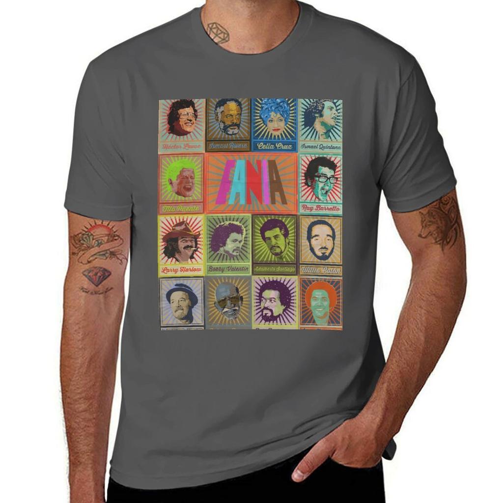 Fania Stars Poster Tshirt Unisex T Shirt Cotton Tshirt