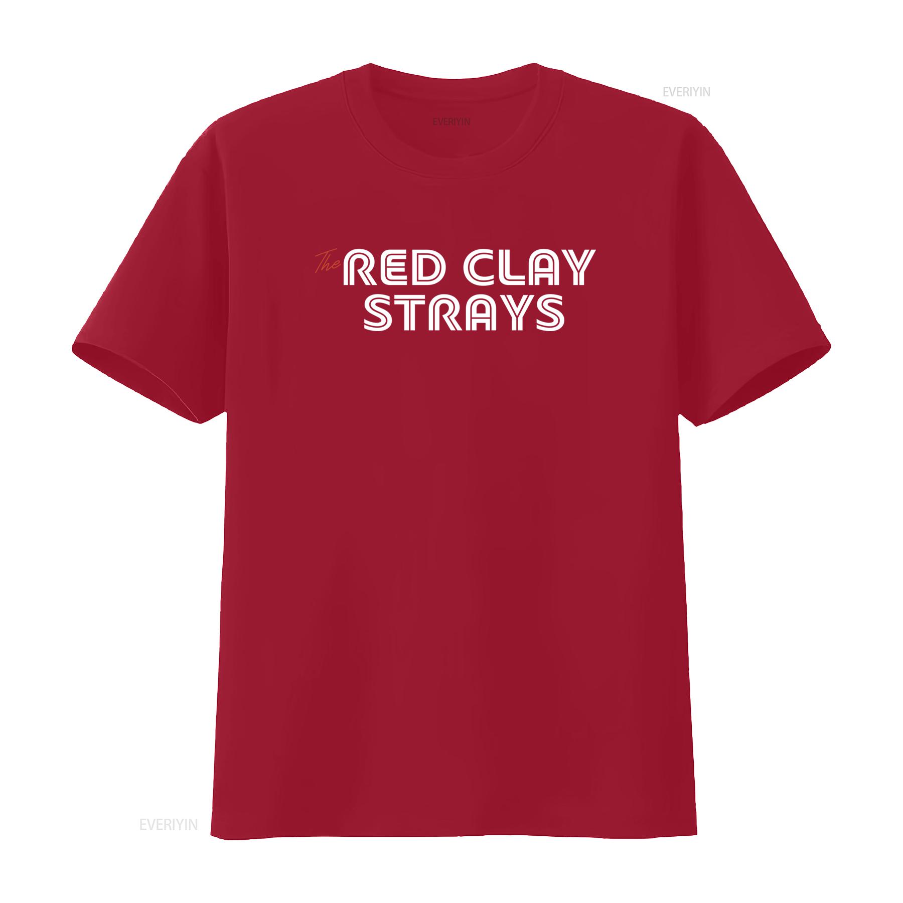 

2024 Red Clay Strays Tour T Shirt Stylish Print for Music Fans vintage Washed Soft Versatile Stretched designer clothes Casual S