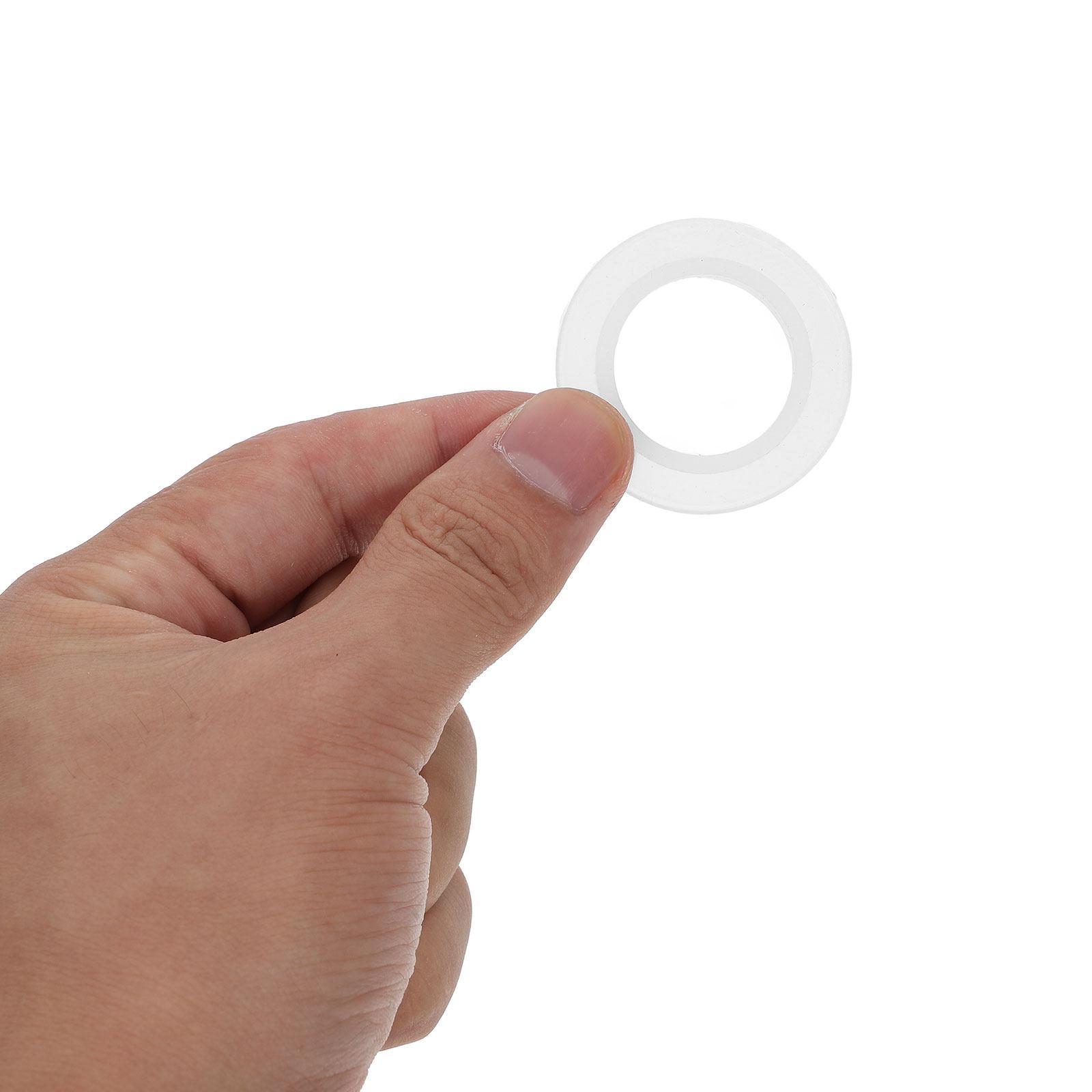 

10Pcs Silicone Bathtub Stopper Gasket Leakproof Seal Ring Universal Fit Bathroom Sink Drain Plug Washer Tub Drain Gasket 3.8X3.8X0.3CM