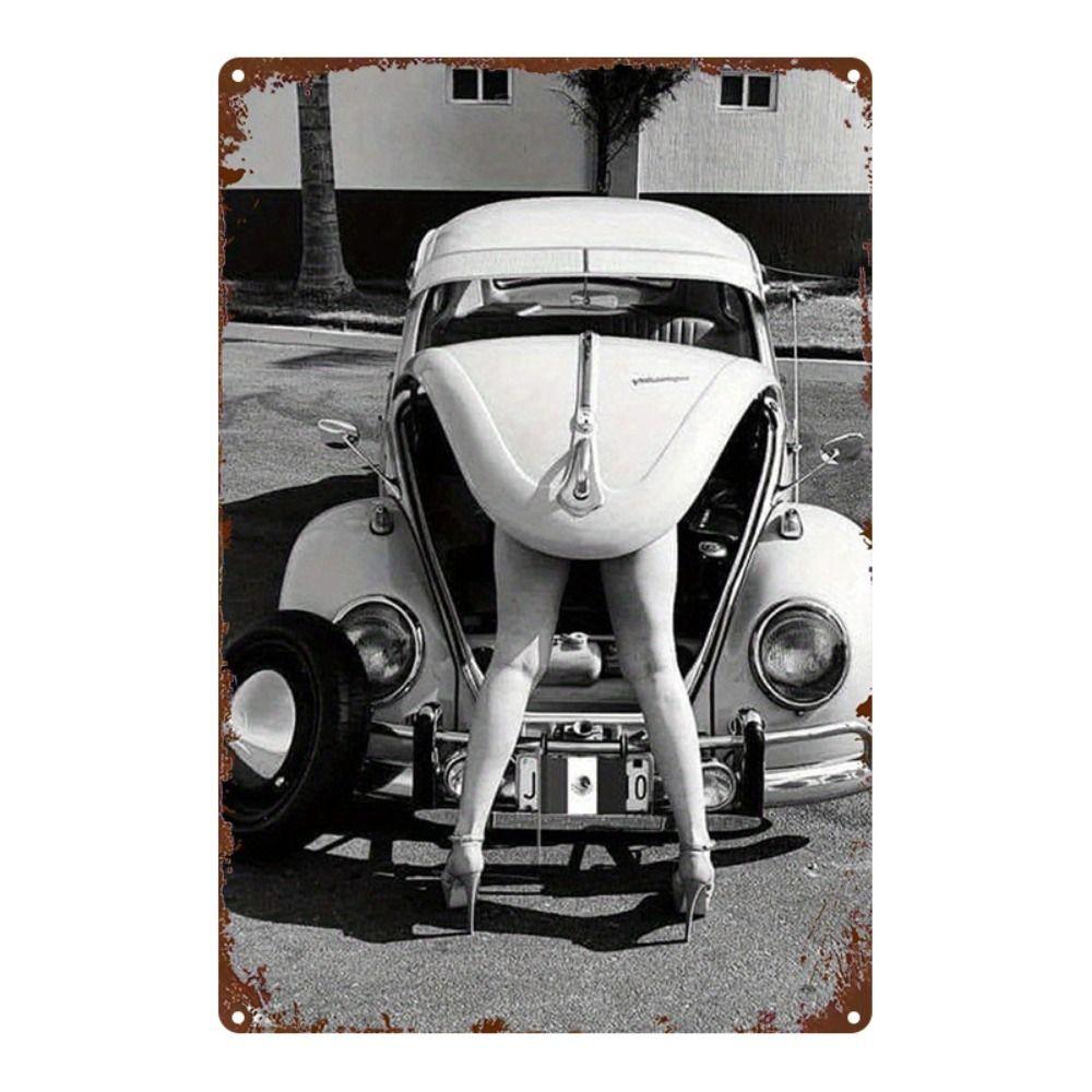 Lada Retro Metal Tin Sign Garage Wall Decor Vintage Car