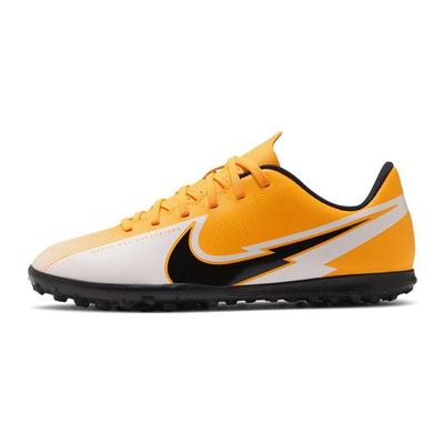 Mercurial Vapor 13 Assassin 13 Club TF Low Top Kids' Soccer Shoes Yellow Black Kids' AT8177-801