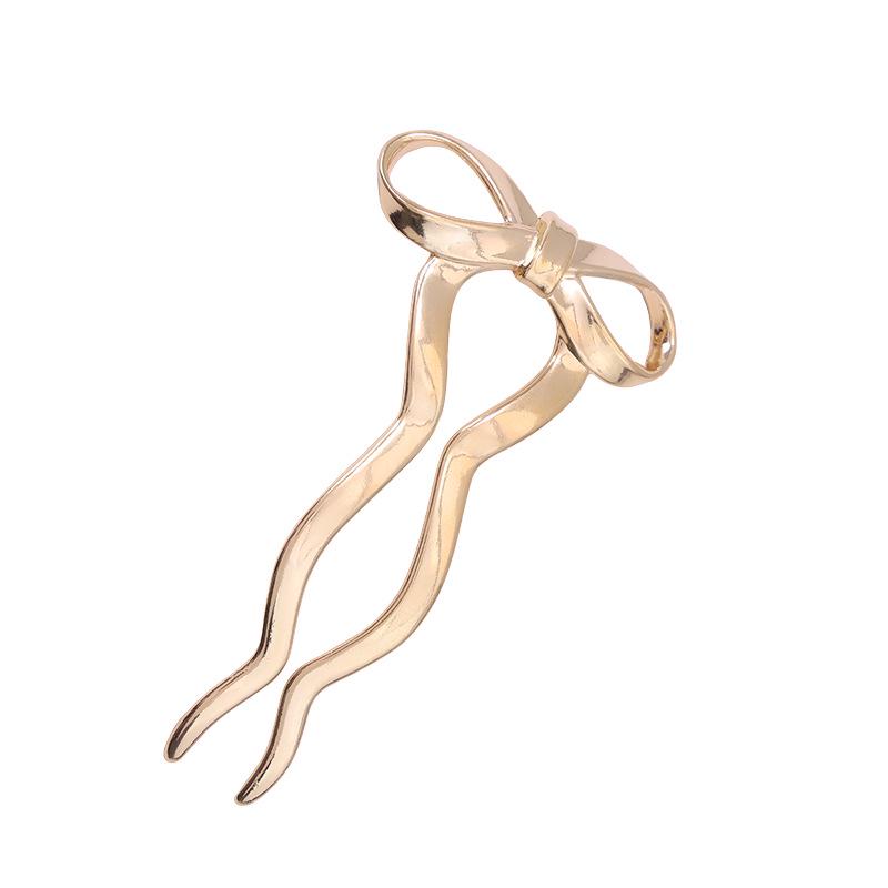 2025 Elegant Women's Bow Hairpin: High-End Fashion Headwear Accessory