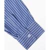 Mens Loose Striped Long Sleeve Casual Non Iron Business Shirt