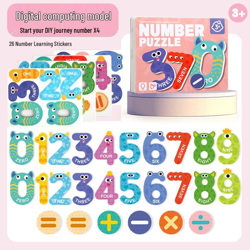 

CE CPC Alphanumeric Magnetic Puzzle Refrigerator Magnets for Kids
