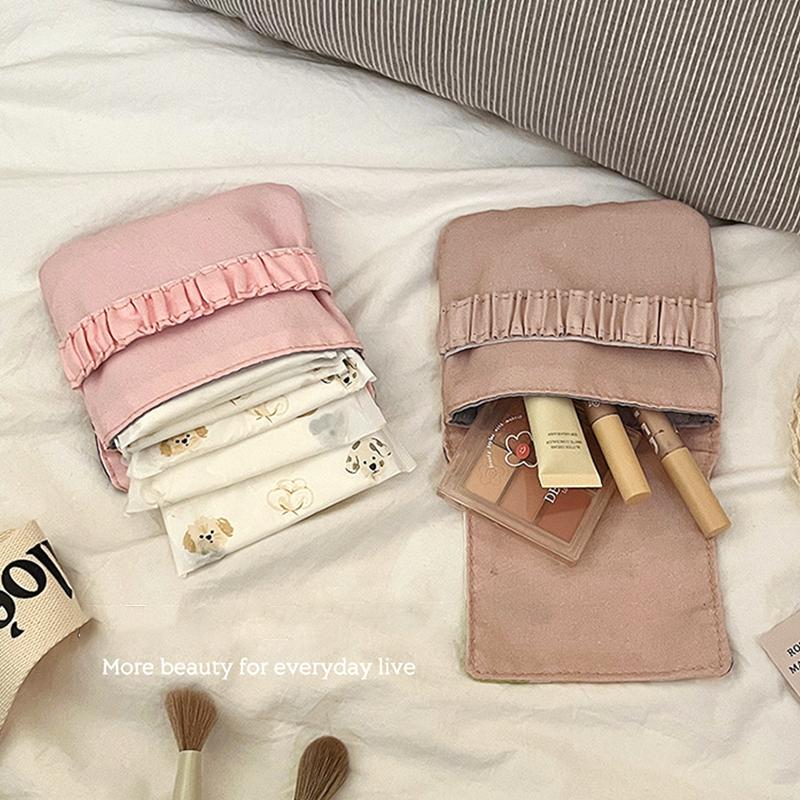 Women Travel Mini Sanitary Napkin Tampon Storage Organizer Small Sanitary Napkin Bag Make Up Coin Money Lipstick Storage Pouch