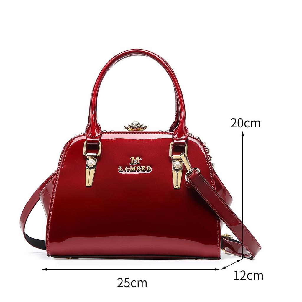 Cross-Border Women's Bag 2025 New Model Middle-Aged Mom Bag Versatile Handbag Single Shoulder Crossbody Bag Trendy Diamond-Studded