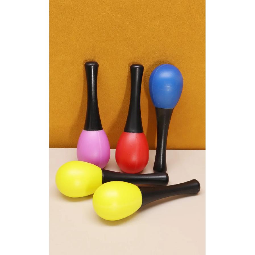 2pcs Maraca set of small shakers, Orff percussion instruments, shakers - Christmas KVT party, Halloween event