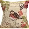 American Retro Printed Linen Pillowcase Living Room Sofa Office Pillow Car Cushion Cover
