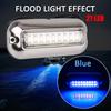 2Pcs 42 LED Waterproof Marine Boat LED Light Stainless Steel Underwater Pontoon Transom Lamp Yacht Cabin Deck Tail Lights
