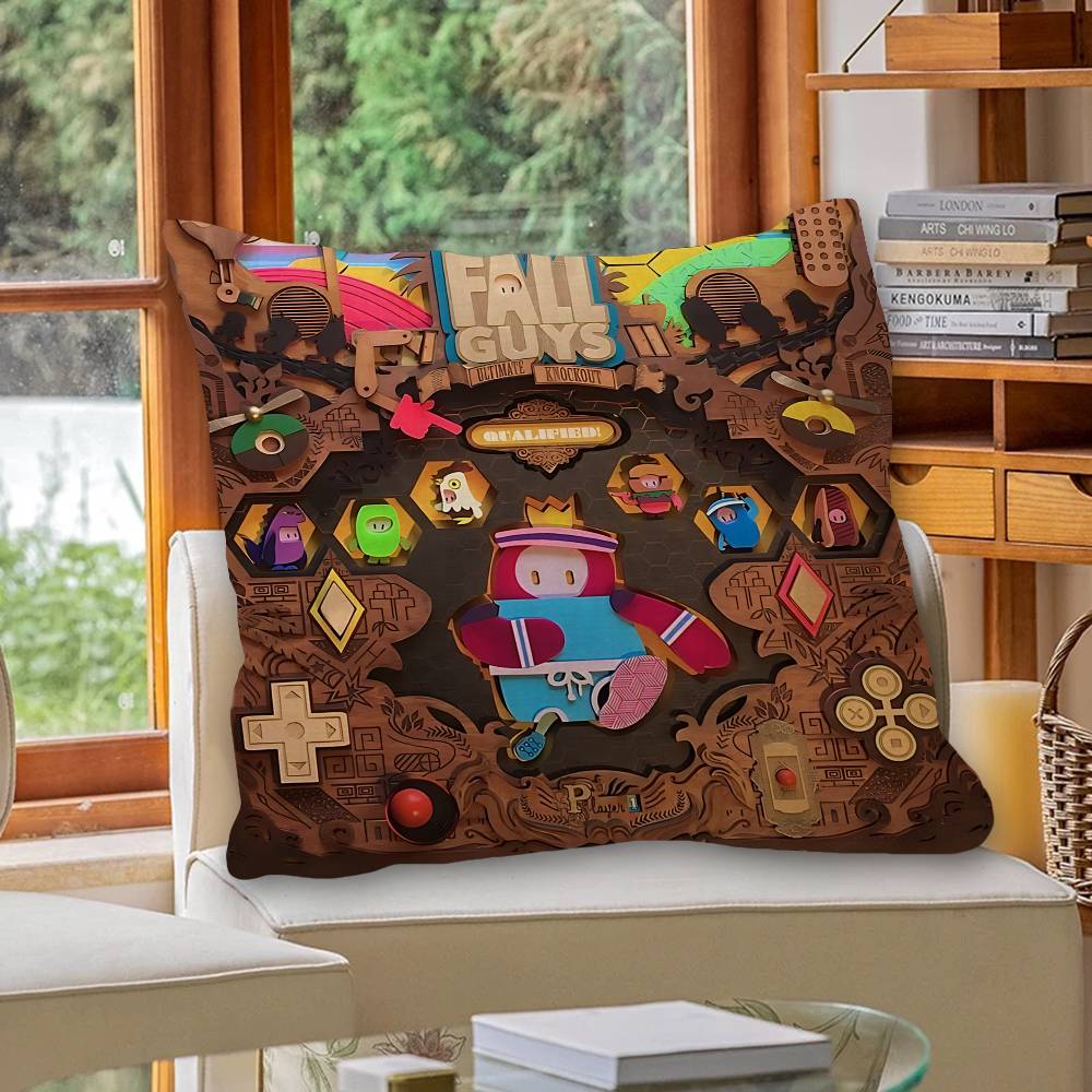 F-Fall G-Guys Cushion Cover Pillow Cover Decor Pillowcase Printed Cushion Case For Couch