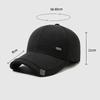 Winter Middle-Aged and Elderly Men's Cap Outdoor Thick Cap Velvet Warm Baseball Cap Ear Protection Cotton Cap