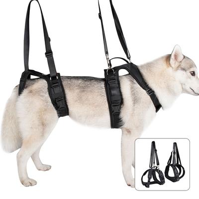 Dog Lift Harness and Leash Durable Dogs Rehabilitation Lift Harness Legs Hip Support for Medium Large Big Dog Training