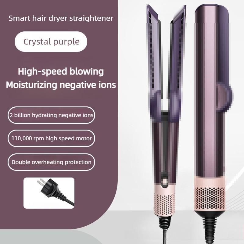 Intelligent Hair Straightener & Hair Dryer HT01 2-in-1 Multifunctional Negative Ion Hair Curler Hair Salon Styling Tool