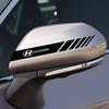 2Pcs Universal Auto Car Sticker Fashion Strips Side Rear View Mirror Decor Decal For Hyundai I10 I20 I30 I40 IX20 IX35 Tucson E7
