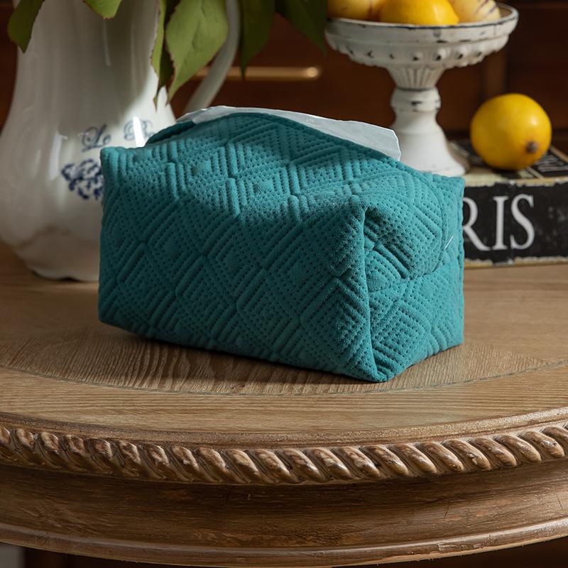 Ins Nordic Texture Taschentuchbox Serviettenhalter für Wohnzimmertisch Taschentuchboxen Container Home Auto Papierspenderhalter