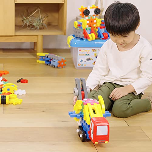 Gakken New Block Spark Pull and Move GO GO BOX 18 Types 80 Pieces 83224