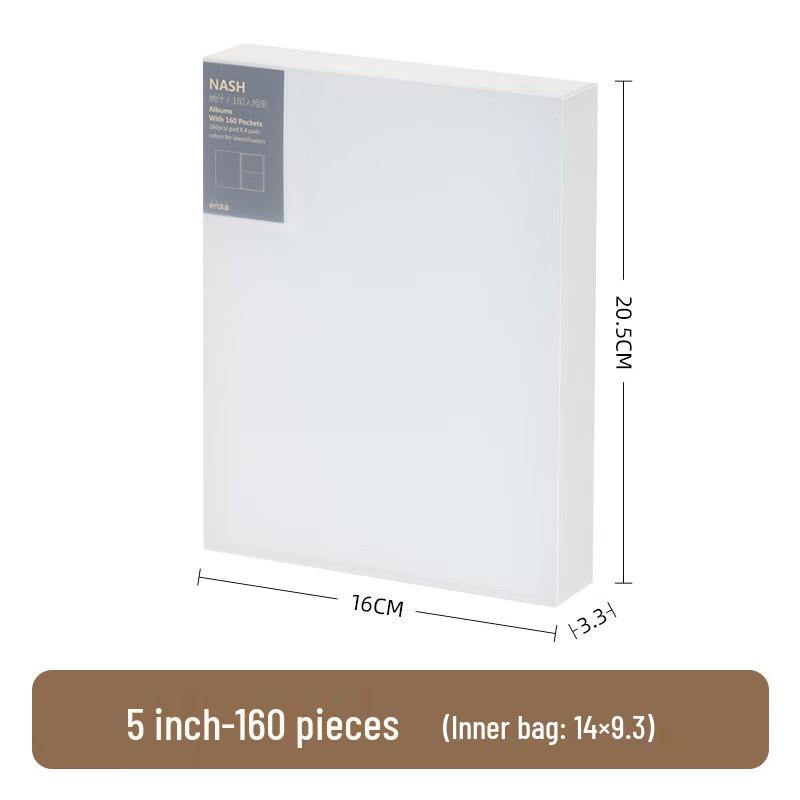 Альбом для моментальных фотографий Shidai Liangpin 5 дюймов (2-Pack)