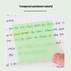 Blue Fruit Pearlescent Tearable Sticky Notes – Cute Transparent Memo Stickers for Students
