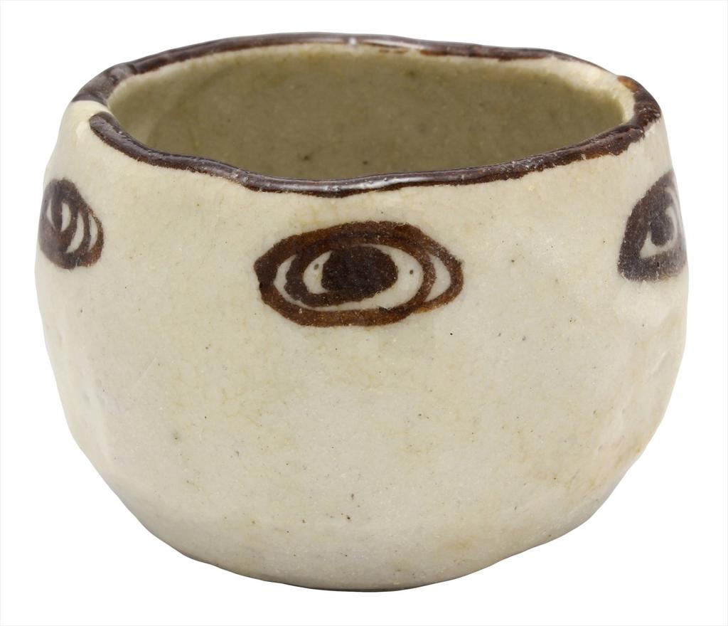 Seto ware Kato Shunting sake cup wooden Shino horse eyes (in box) 999-0220