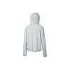 SAUCONY Solid Logo Hoodie Damen Hoodies Hellgrau SC1249108A-MG27