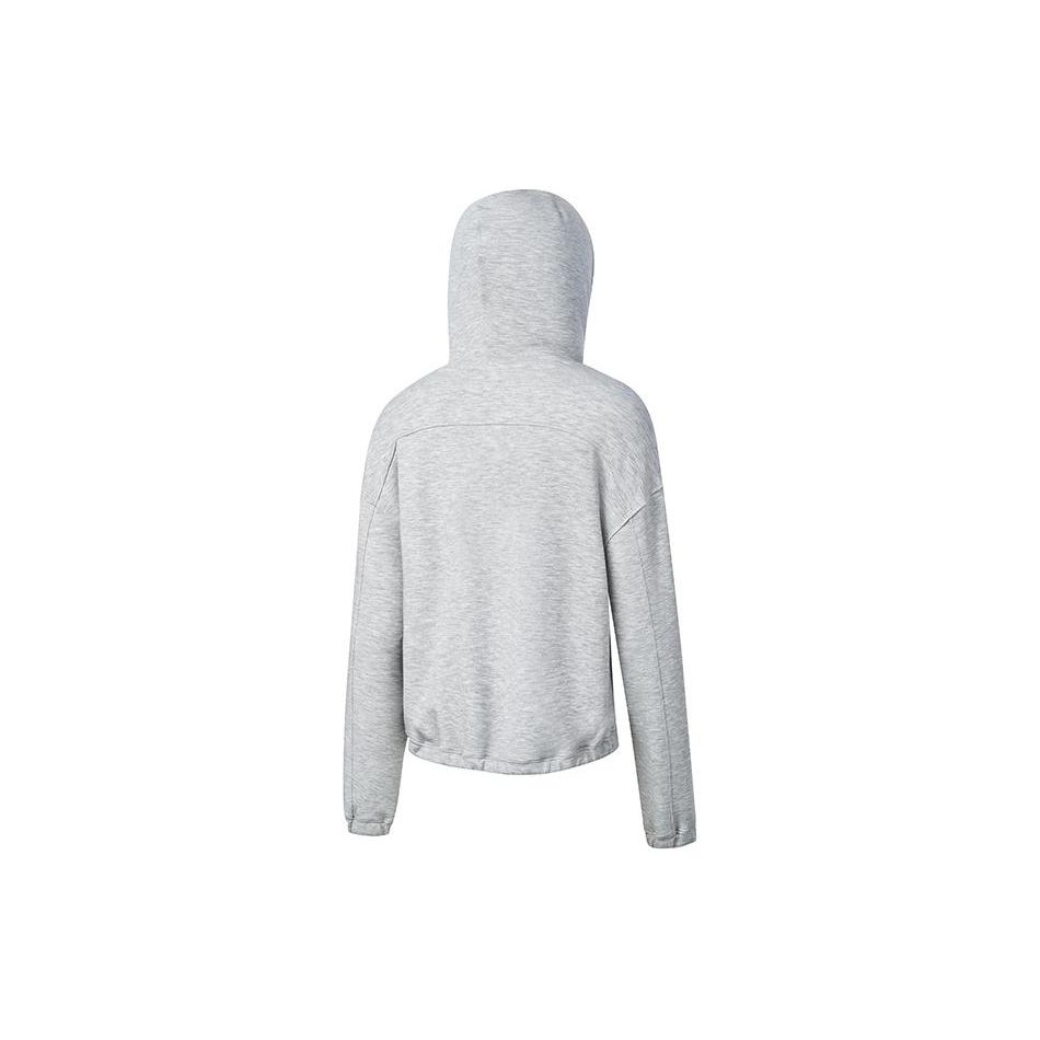 SAUCONY Solid Logo Hoodie Damen Hoodies Hellgrau SC1249108A-MG27