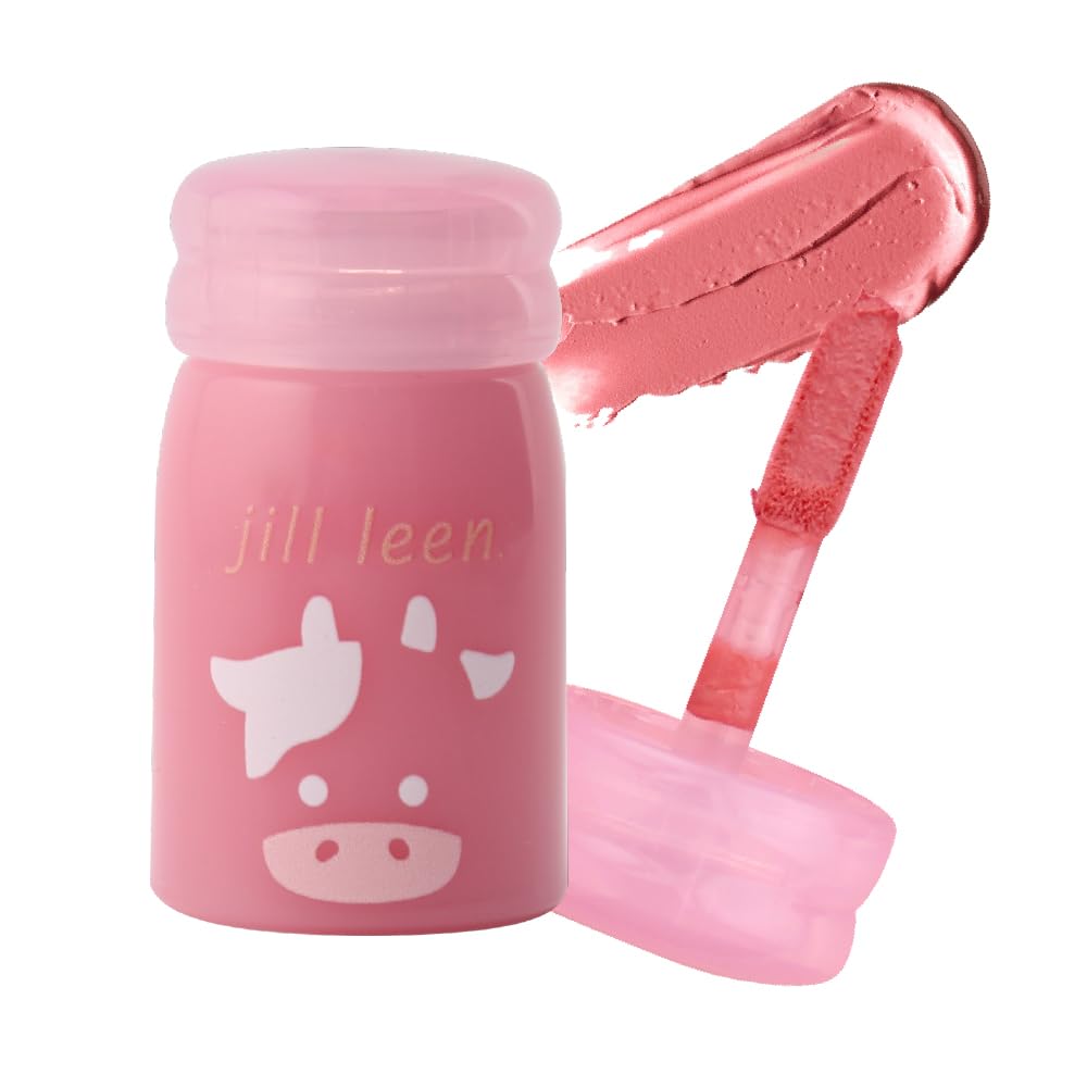 

Jill Leen Moo Moo Lip (M01 Baby Pink Mousse) Milk Bottle Matte Mousse Mud Texture Lip Tint Lipstick.