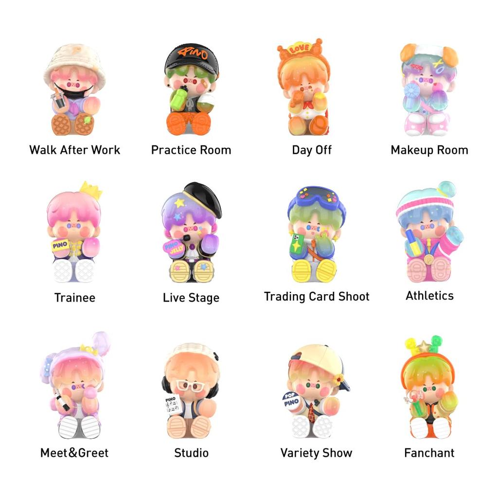 POP MART PINO JELLY Star Project Series Pop Mart Gacha Gacha Figurka Plastový model Prémiová hračka Měkký vinyl Originální postava Narozeninový dárek [3]