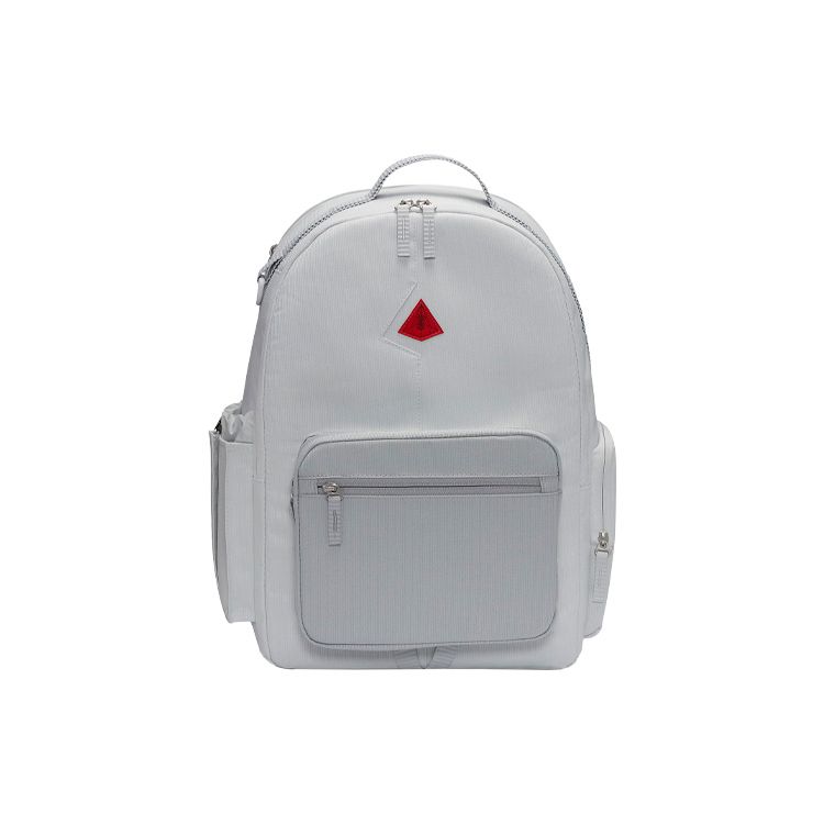 Nike Kyrie Lightweight Student Fabric Basketball Backpack Unisex Backpack Gray DH7157-025 Gray