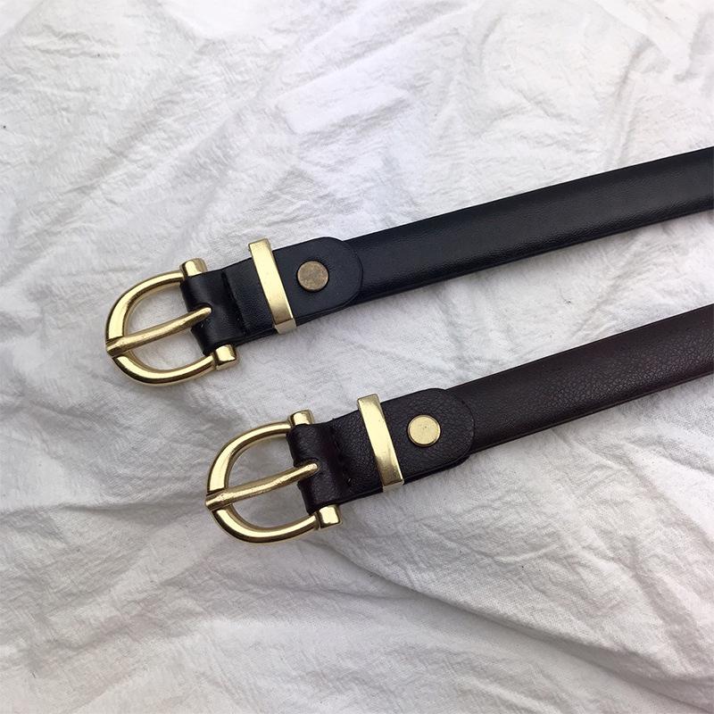

Jeans Belt Versatile Women s Belt Trendy Light and Simple Niche Design French Belt 105cm