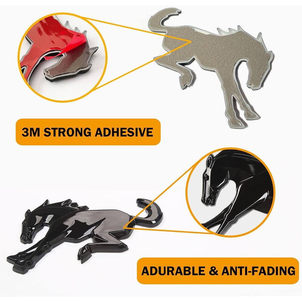 Bronco 2/4 Kapı 2022 2023 Bronco Spor At Rozeti Embelm Vinil Arka Amblem Yerleşimi Çıkartmaları Etiketler