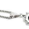 NON BRAND - Sapphire diamondNecklace Pt850/sapphire Array