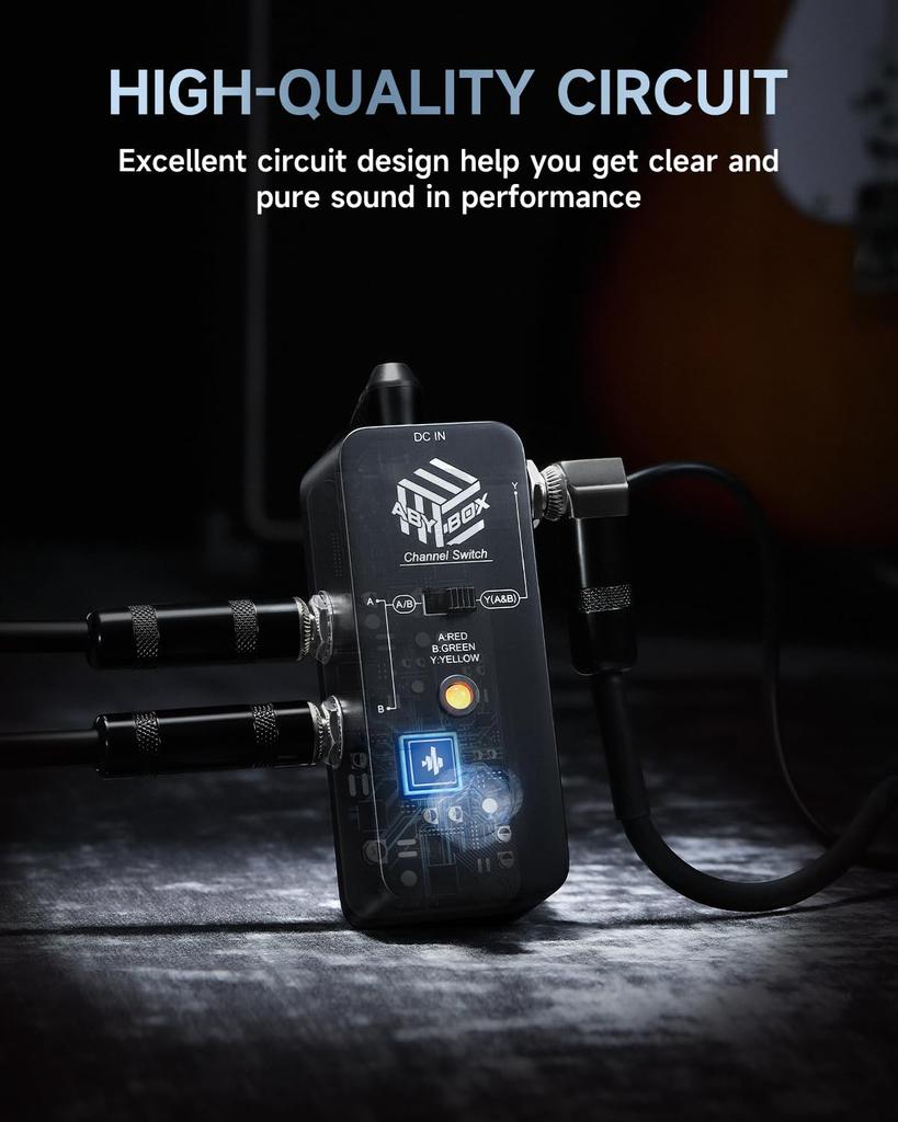 Donner ABY BOX Line Selector Pedal Guitar Effects Pedal (Mini)