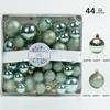 44pcs Shatterproof Christmas Tree Decoration Pendant 3/4/5CM Hanging Ornament  New Year