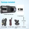 1080P Dual Dash Camera for Car Front and Inside Dashcam Car Security Video Recorder,170°Wide Angle Vehicle Cam,WDR,G-Sensor,2’’ IPS Screen,Loop