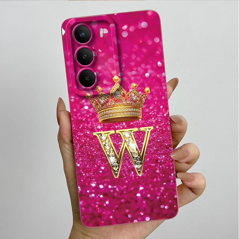 Phone Case For Realme C71 2025 Cover Luxury Crown Letters Soft Silicone Shell Shockproof Bumper for Oppo realme C71 C 71 4G Etui