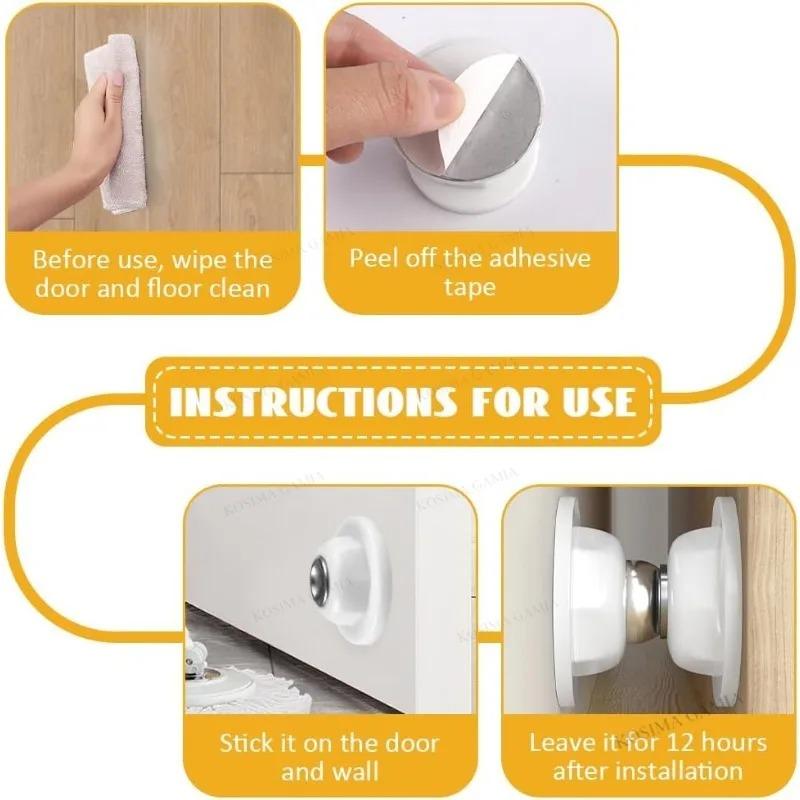 Xiaomi Adjustable Magnetic Door Catch 1-4 Pcs Door Retainer RV Door Stop Latch for Motorhome Caravan Camper Boat Trailer Door Holder