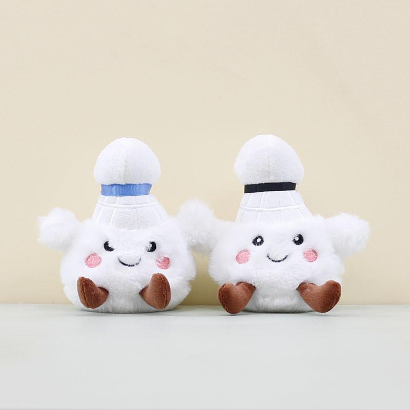 Keychain Cute Badminton Cartoon Girl Backpack Decoration Hanging Plush Gift Doll