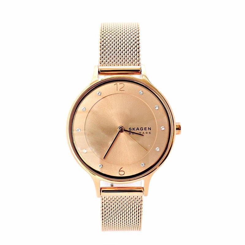 Used SKAGEN SKW1150SET Watch Ladies ANITA LILLE Rose Gold Parallel Import Product