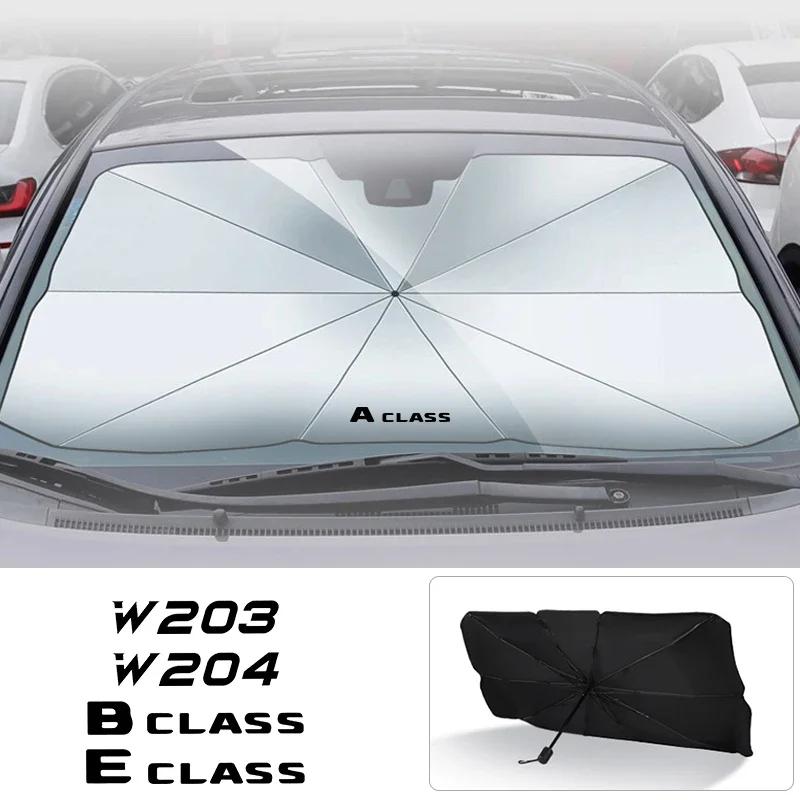 AAUV1 Car sunscreen windshield sunshade for Benz W124 W203 W204 A CLASS B CLASS C CLASS E CLASS S CLASS CLA CLS SL SLC SLK
