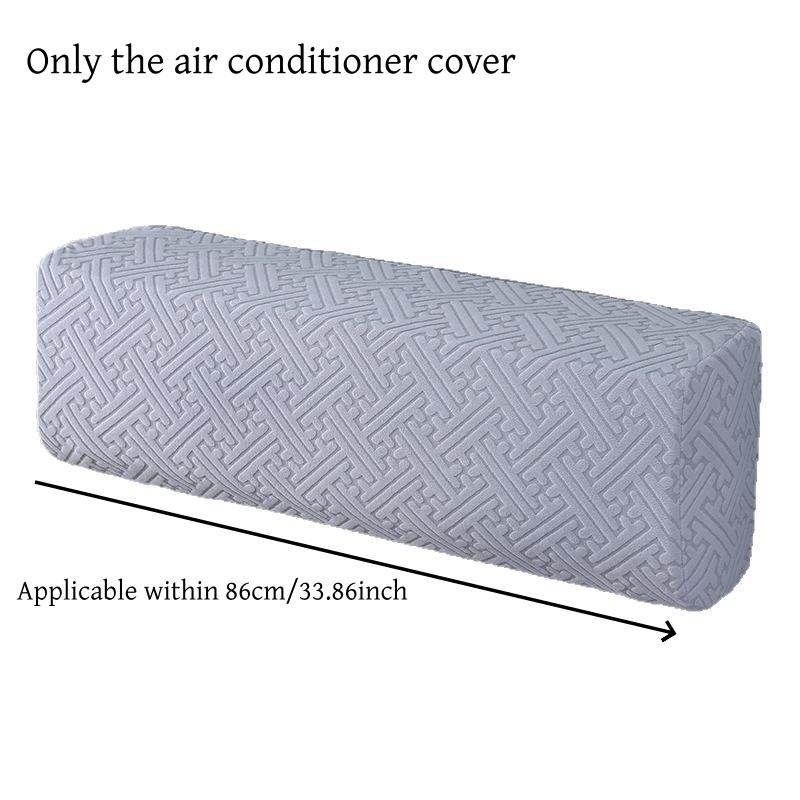 1PC Air Conditioner Dust Cover Solid Color Home Decor Soft Wall Mounted Protector Protective Easy Cleaning Cover Classic Dust