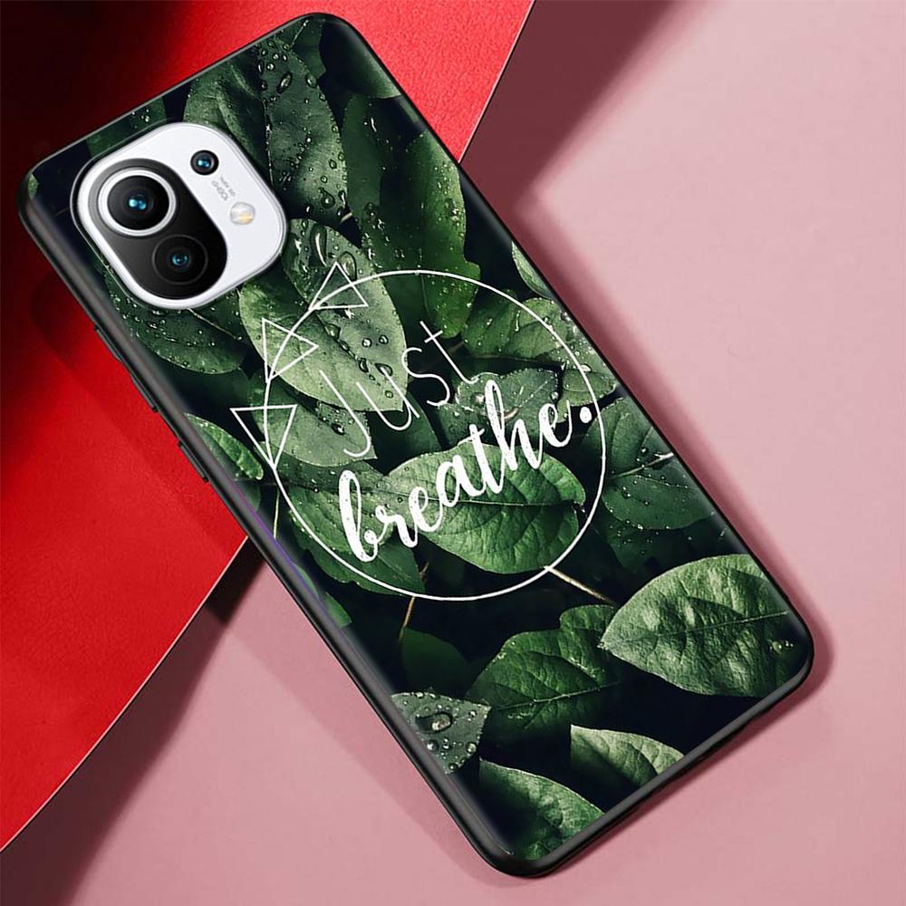 Inspirational Humor Quotes Case for Xiaomi Mi 11 Ultra 11T 10T 9T Pro Note 10 A2 9 8 Lite A3 CC9E 10S CC9 Black Soft Phone Cover