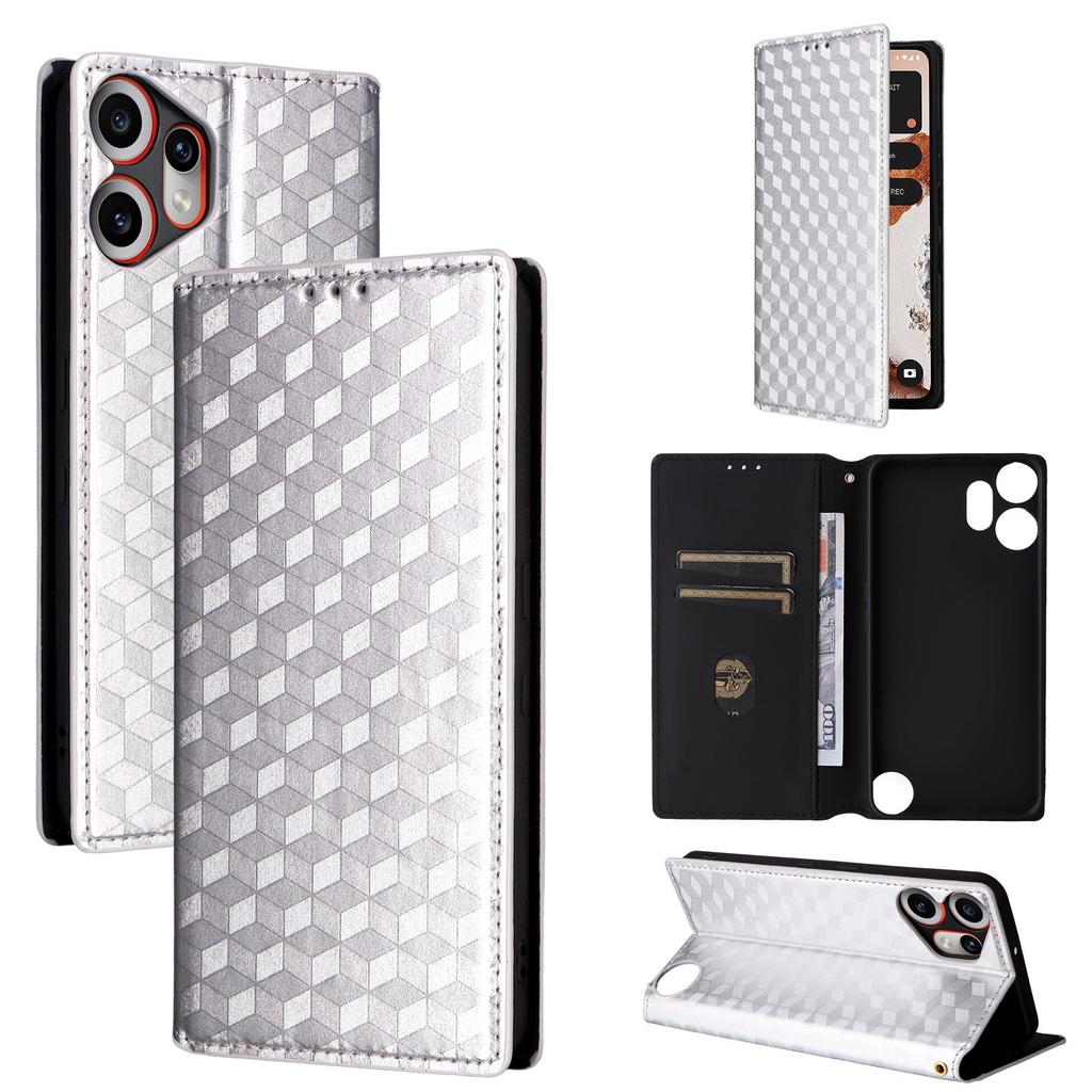 Flip Cover für Nothing CMF Phone 2 Pro PU-Leder Ganzkörperschutz Mit [RFID-Blockierung] Stoßfest Langlebig Retro Handyhülle