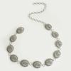 Bohemian Waist Womens Chain With Embossed Metal Finish For Summer And Winter Wear