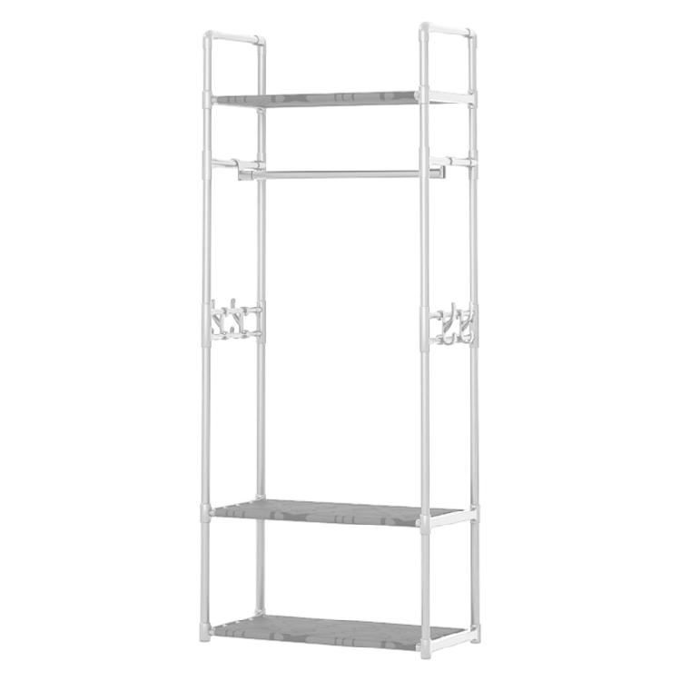 Stojak podłogowy na ubrania do salonu Organizer na buty Półka ścienna Mebel Wieszak na ubrania Dla zapracowanych gospodarstw domowych Biuro