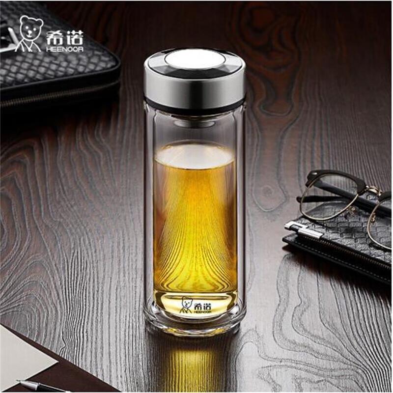 Xinuo Double Wall Glass Tea Infuser Bottle