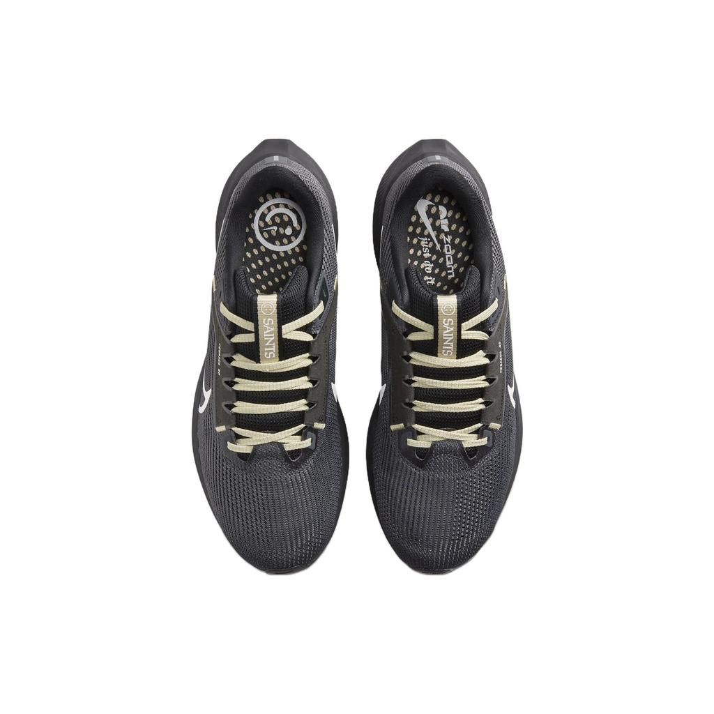NFL X Nike Air Zoom Pegasus 40 New Orleans Saints Men Sneakers Black Anthracite Team-Gold DZ5996-001