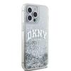 Etui do iPhone 15 Pro Max DKNY Liquid Glitter Big Logo Białe