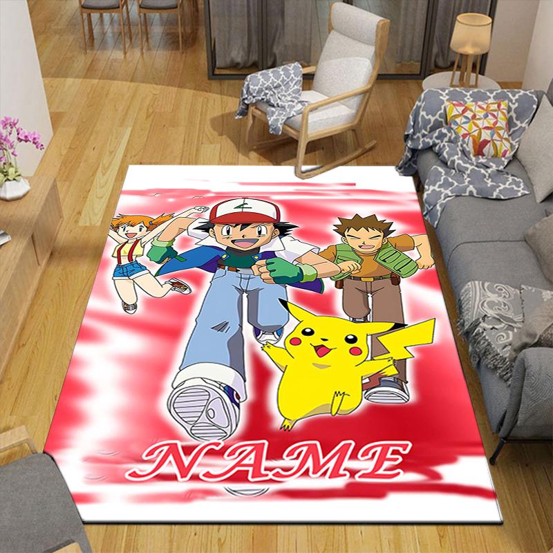 Custom 1Pc Pokmon Adventure Rug Office Carpet Indoor Outdoor Entrance Doormat Nonslip Soft And Comfortable Living Room D2915200