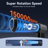 WOLFBOX DF100 Powerful Fan Duster Wireless Air Blower Air Duster 150000RPM 3-Speed 2 Years Free Warranty for Car/Home/Outdoor