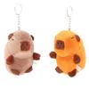 Cute Capybara Stuffed Animal Keychain Delightful And Quirky Plush Toy